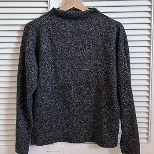 Charcoal Heather Uniqlo Mockneck Sweater (Size XS)